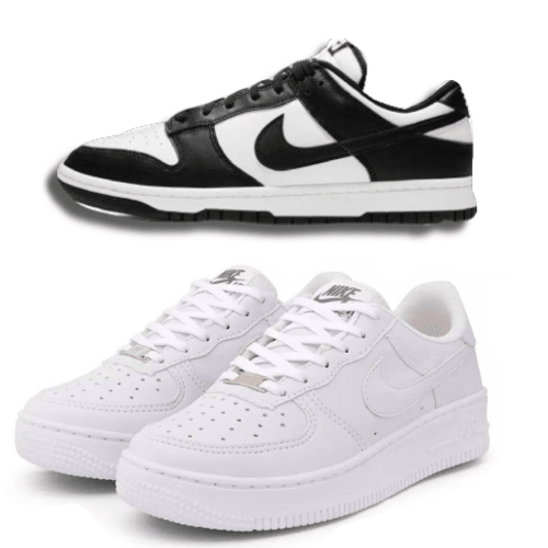 COMBO PROMO - Dunk P&B + Air Force F1 - Primeira Linha