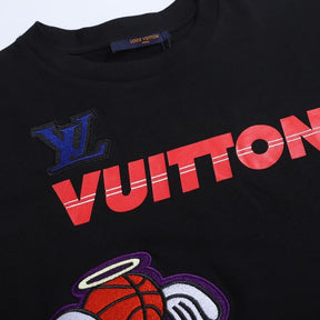 Camiseta Louis Vuitton x NBA Crossover Round Neck Printing