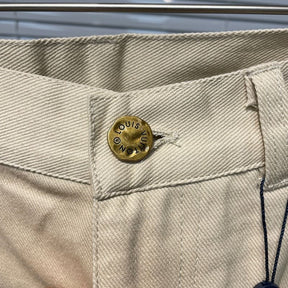 Calça Louis Vuitton Monogram Workwear Carpenter Cream