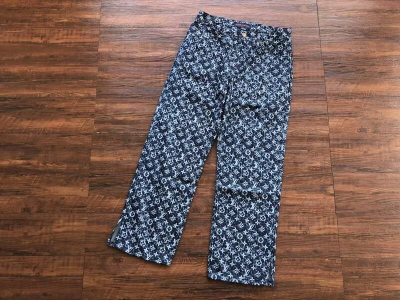 Calça Louis Vuitton Monogram Denim