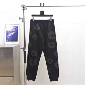 Calça Denim Tears Cotton Wreath Black Monochrome