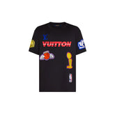 Camiseta Louis Vuitton x NBA Crossover Round Neck Printing