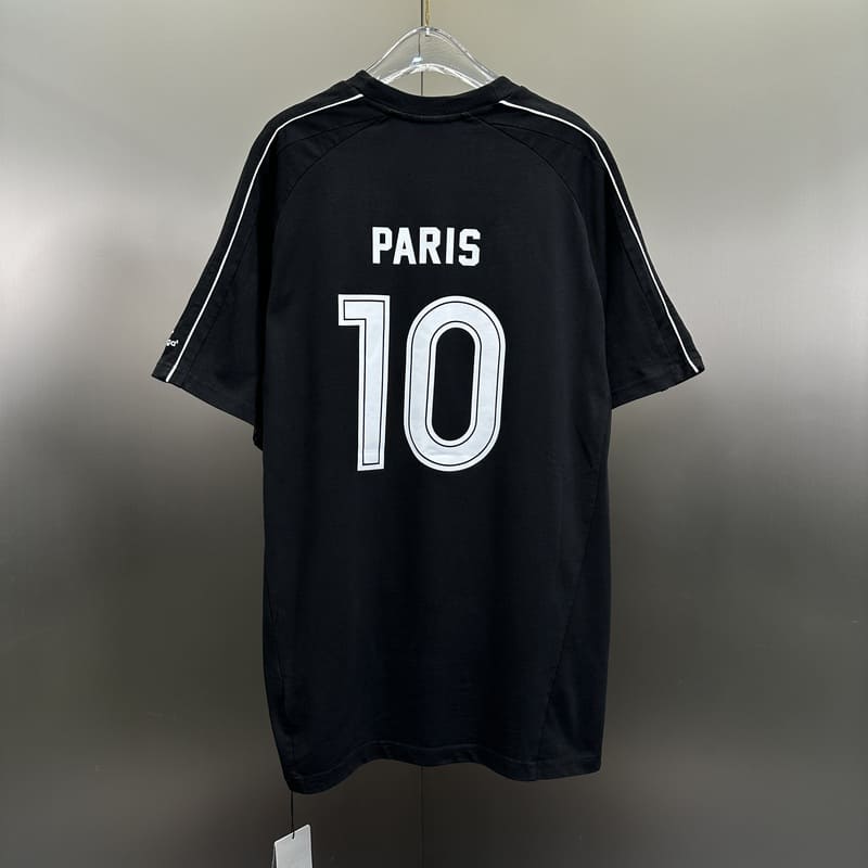 Camiseta Balenciaga Paris #10 Soccer Jersey Oversized