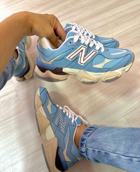 Tênis New Balance azul low lançamento oferta + relógio de brinde