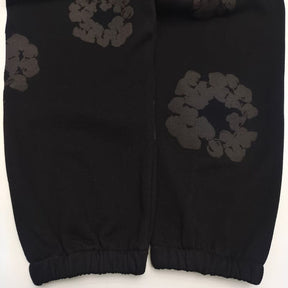 Calça Denim Tears Cotton Wreath Black Monochrome