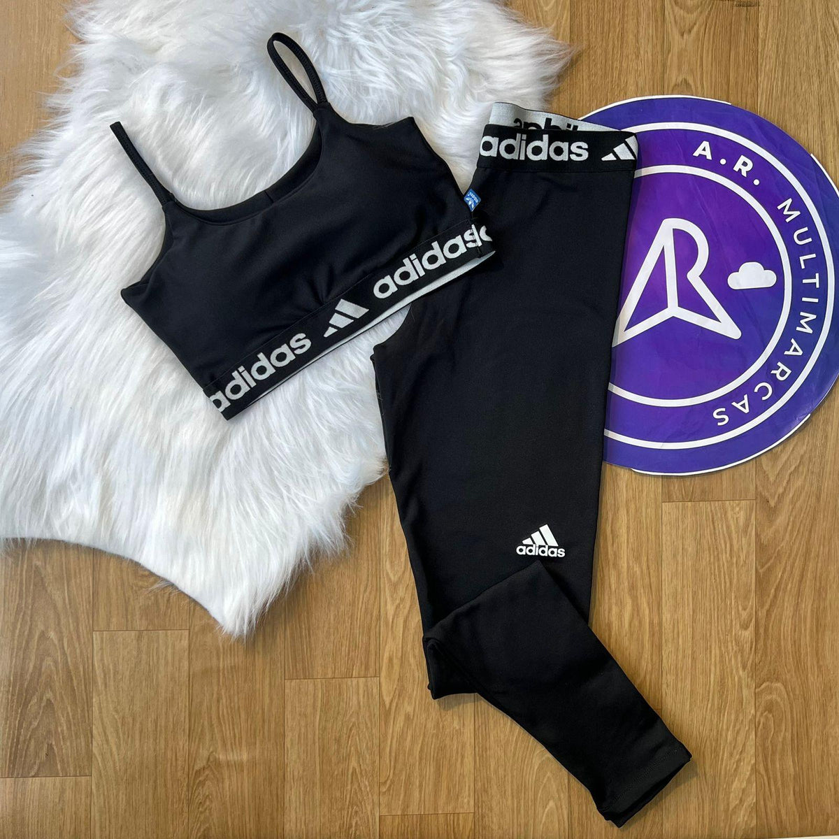 CONJUNTO ADIDAS PRO PRETO - TOP + CALÇA