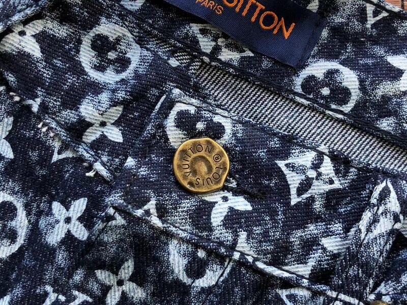 Calça Louis Vuitton Monogram Denim