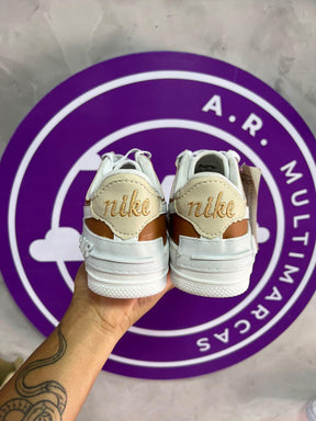 COMBO PROMO - Nike Air Force 1 Branco + Nike Shadow Tons Pastéis