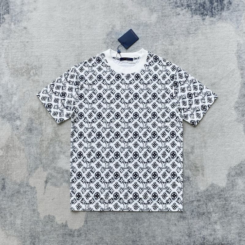 Camiseta Louis Vuitton Monogram White Deep Black